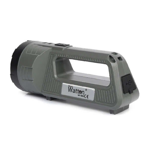 Güçlü Şarjlı Fener Masa Lambası Watton Wt-603 - Resim 4