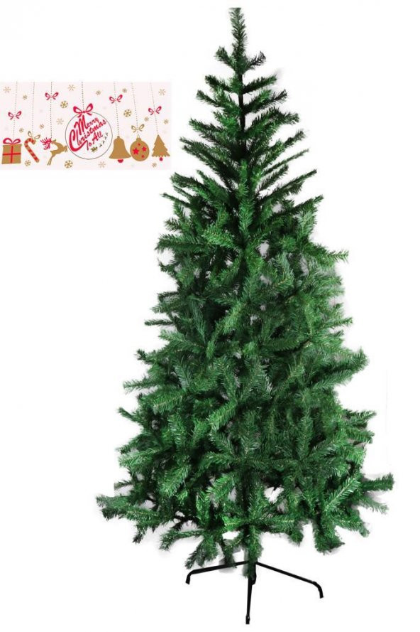 Beysüs Yılbaşı Çam Ağacı Sticker Hediyeli 180 cm 580 Dal
