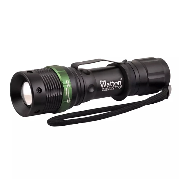 Zoomlu Oto Şarjlı EL Feneri Watton Wt-012 ürün görseli 1