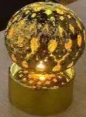 12'li  Ramazan Ayaklı Led Işık Gold Renk Gün Işığı MZ6200-232