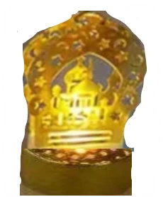 12'li Ramazan Ayaklı Led Işık Gold Renk Gün Işığı MZ6200-234