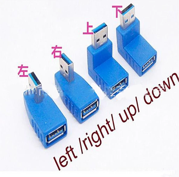90 Derece USB 3.0 Adaptör - Sağ - 5