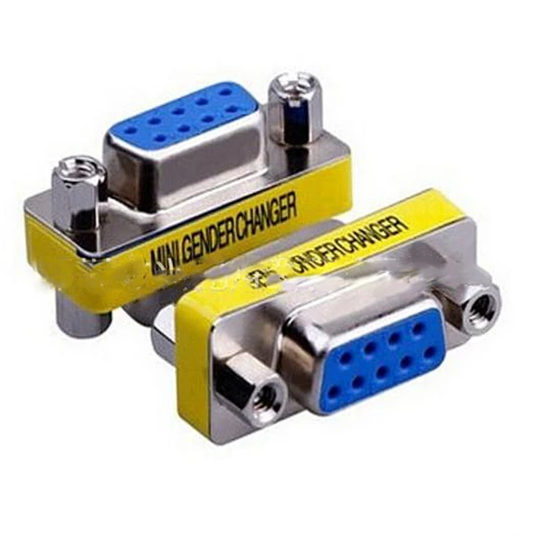 DB9 RS232 Seri Port Adaptörü - Dişi - Dişi