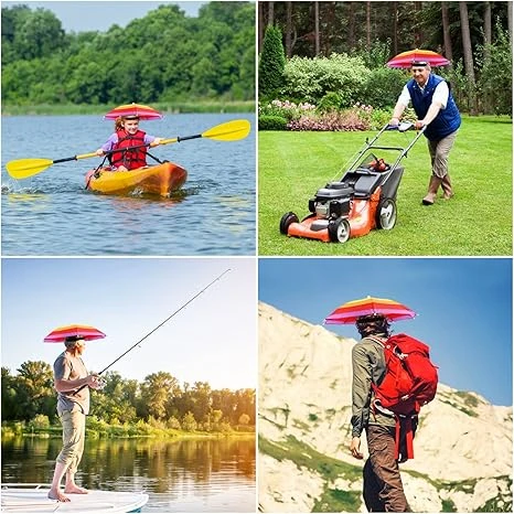 Kafa Şemsiyesi Gökkuşağı MZ-332 - 2