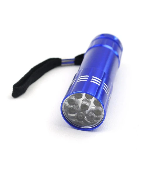 9 LEDLİ PİLLİ EL FENERİ - Resim 4