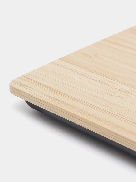 Ahşap Lüks Dijital Ekranlı Hassas Elektronik Mutfak Terazisi 15 Kg 1 Gr - 4