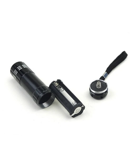 9 LEDLİ PİLLİ EL FENERİ - Resim 2