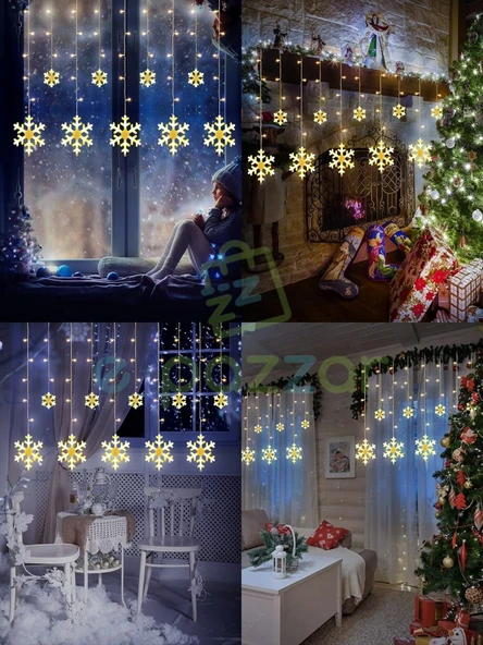 3m 12 Saçaklı 12 Kar Tanesi 8 Fonksiyonlu - 2