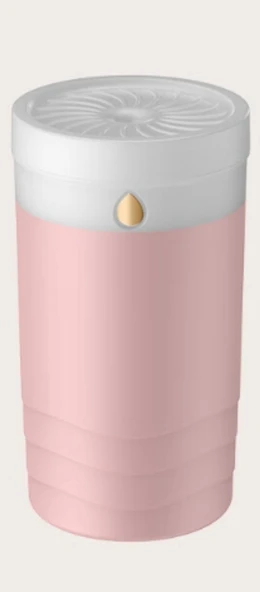 380ML Karuselli Işıklı Hava Nemlendirici - Makaron Pembe