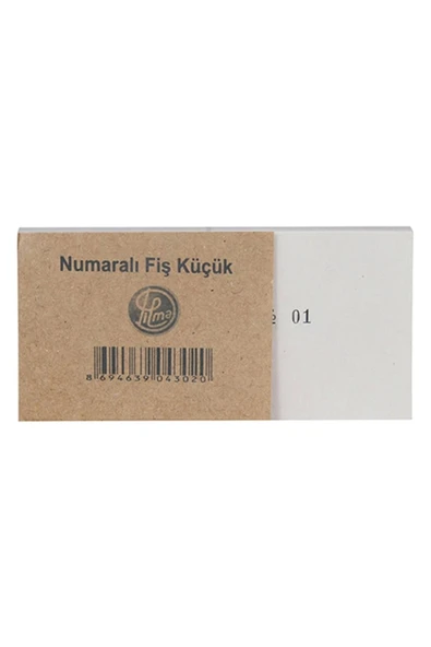 Dilman Numaralı Fiş Küçük