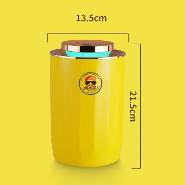 2.2L Çift Püskürtmeli Hava Nemlendirici - Sarı - Yüksek/Düşük/Orta Nem