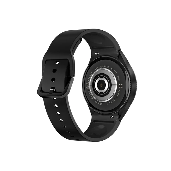 Bluetooth Çağrılı Akıllı Saat - Siyah Silikon Kordonlu - 5