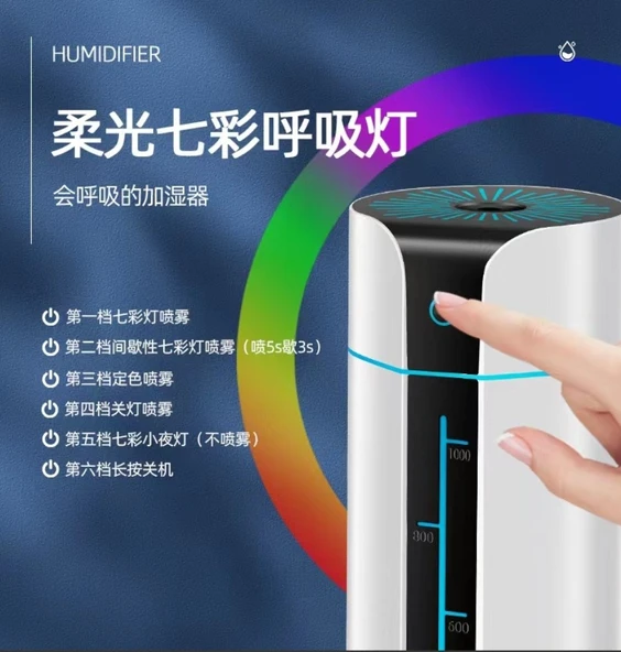 Nano Sprey Hava Nemlendirici - 1000ML - Gri - 4