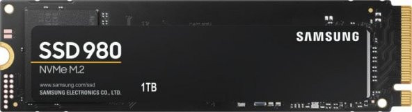 SAMSUNG 1TB 980 PCle M.2 3500-3000MB/s 2.38mm Flash SSD MZ-V8V1T0BW