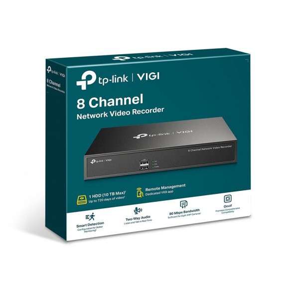 TP-VIGI 8 Channel Network Video Recorder VIGI-NVR1008H - 3