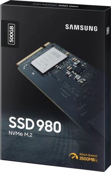 SAMSUNG 500GB 980 PCle M.2 3100-2600MB/s 2.38mm Flash SSD MZ-V8V500BW - 9