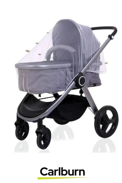 Özel Üretim Sinek Örümcek Böcek Karşı Koruma Mikro Delik Tak Çıkar 100x80x80 Bebek Arabası Cibinliği - 3