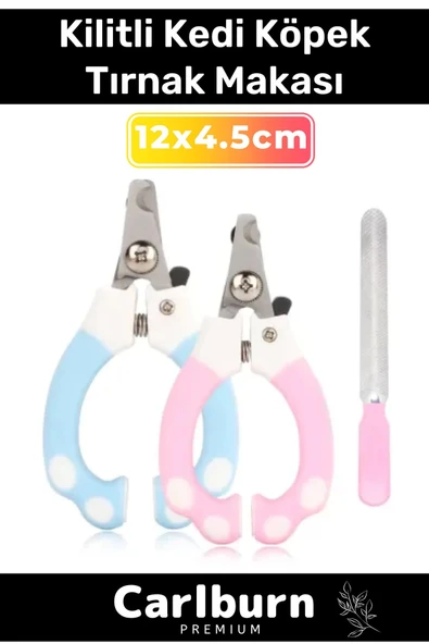 Özel Üretim Güvenlik Kelepçeli Pratik Taşınabilir Evcil Hayvan Kilitli Kedi Köpek Tırnak Makası