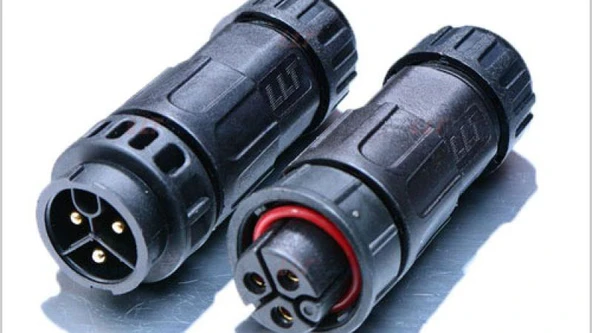 Su Geçirmez 3 Pin Konnektör IP68 Dişi-Erkek Takım 16 mm - Resim 4