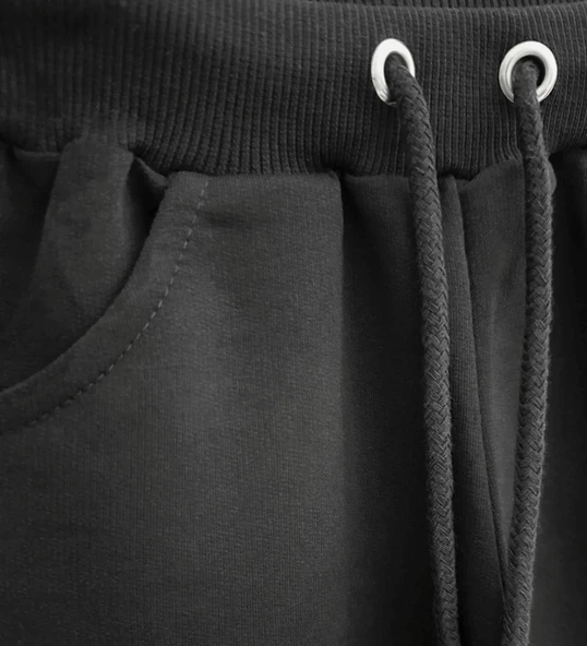 Triliya Pamuklu Unisex Çocuk Kapri Takımı (Cepli & Kordonlu, 3-12 Yaş) TRL-31 - 6