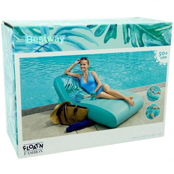 Bestway Lüks Şişme Şezlong Koltuk 176 x 107 cm - 2