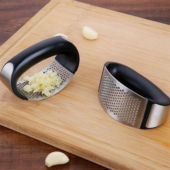 Yeni Sarımsak Ezici Paslanmaz Çelik Garlic Press - 3