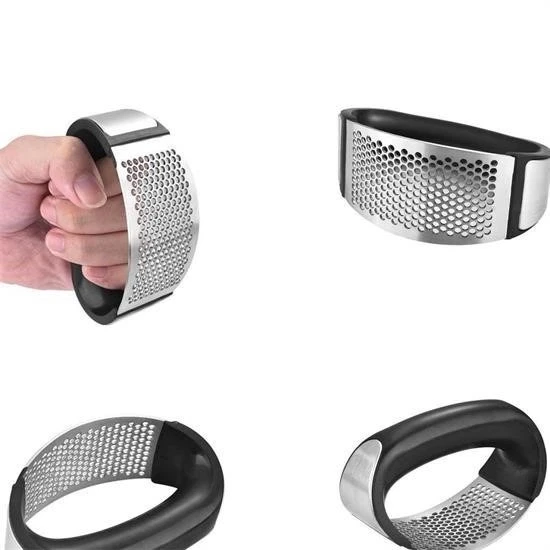 Yeni Sarımsak Ezici Paslanmaz Çelik Garlic Press - 5