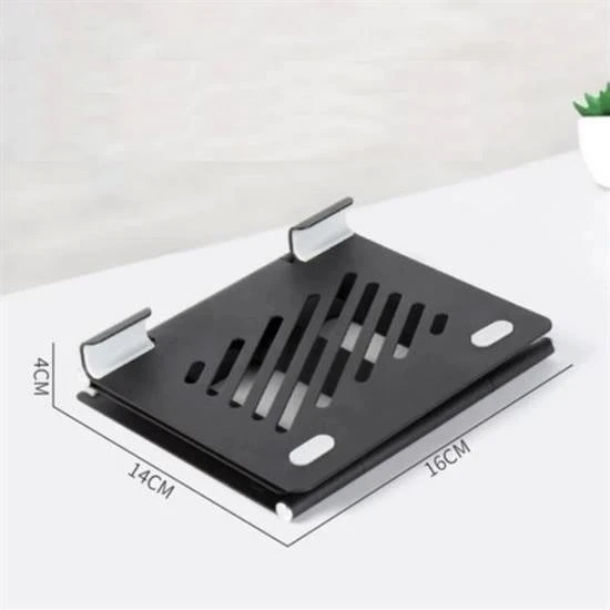 ®  Ayarlanabilir Metal Dizüstü Destek Tabanı Katlanabilir Taşınabilir Laptop Sehpası Standı - 4