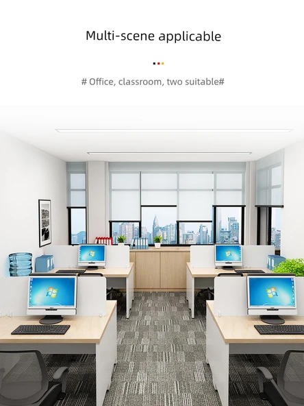 Ses Geçirmez Ofis Masa Bölme Paneli - 9mm Kalınlıkta Beyaz 50x40 - 4