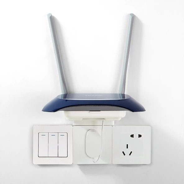 Router Duvar Montaj Braketi - Kapaklı Geniş Duvar Montajı - 3