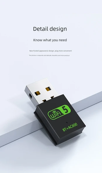 USB Wifi5 Kablosuz İnternet Vericisi - 150m Mini Sürücüsüz RTL8188GU - 10