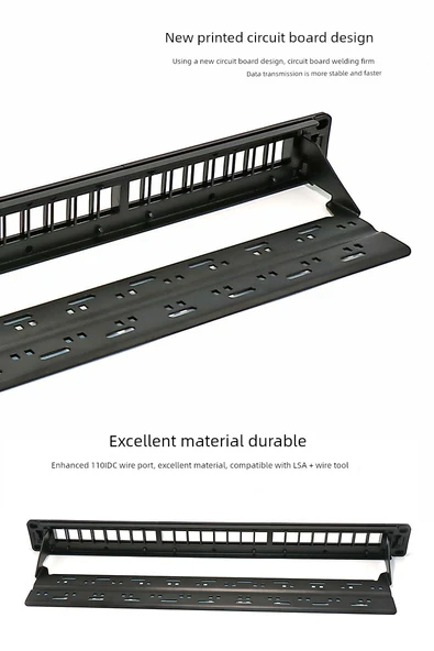 24 Port Korumasız 1U Rack Tipi Dağıtım Paneli - 9