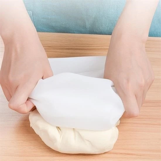 Büyük  Hamur Torbası  Silikon Şeffaf Hamur Yoğurma Torbası Ekmek Makarna Mantı  Hamuru Kolay - 5