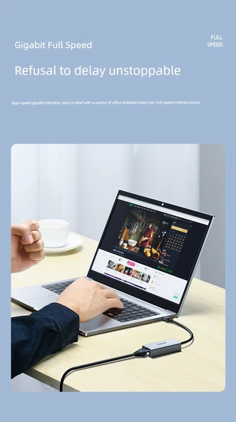 USB Gigabit Ethernet Adaptörü - [USB Arayüzü] - 6