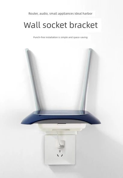 Router Duvar Montaj Braketi - Kapaklı Geniş Duvar Montajı - 8