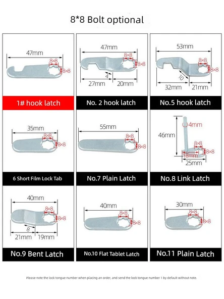 Dolap Kilit Göbeği - 30mm Demir Anahtarlı - Resim 6