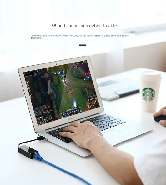 USB - Ethernet Adaptörü - 100Mbps Standart - 5
