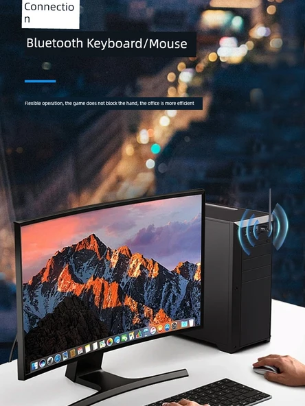 Bluetooth 5.4 USB Adaptör - 160m - Dahili Antenli - 6