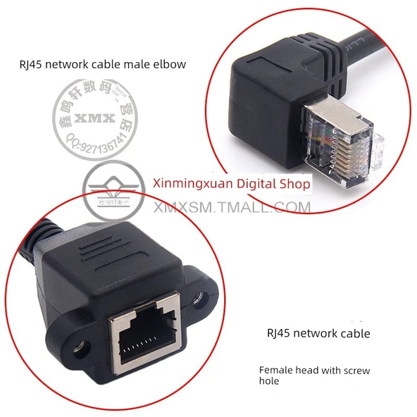 Cat5e RJ45 Ağ Uzatma Kablosu - 1m RJ45 Sağ Bükümlü - 9