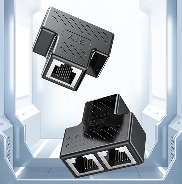 Gigabit Ethernet Splitter - 2'li Paket Ağ Ayırıcı - 8