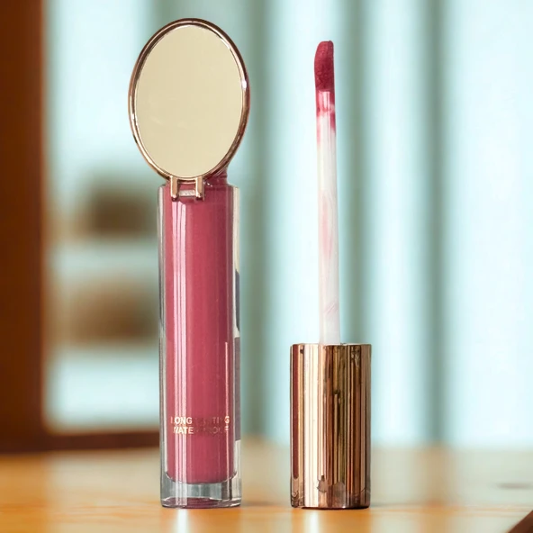 Sudedi Home Mürdüm Rengi Matte Dudak Parlatıcı Lip Gloss - 6