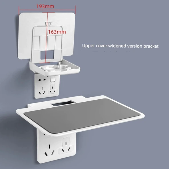 Router Duvar Montaj Braketi - Kapaklı Geniş Duvar Montajı