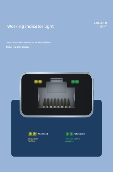 Type-C Gigabit Ethernet Adaptörü - [Type-C Arayüzü] - 11
