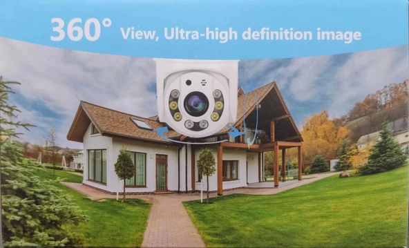 O-KAM Pro 3011 Wi-Fi PTZ 360? İç ve Dış Mekan Akıllı Kamera 3MP - 5MP IP66 - 6