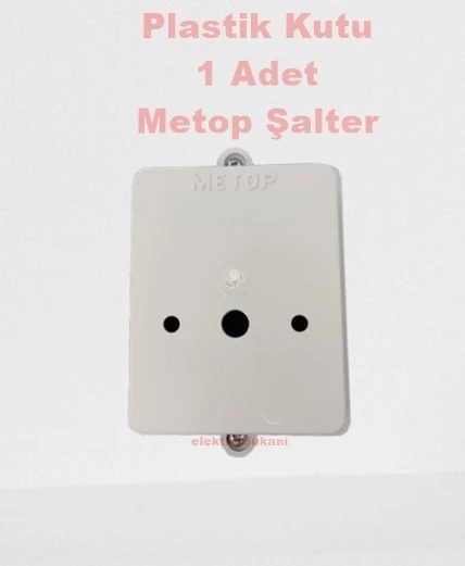 METOP Plastik Pako Şalter Kutusu 16-32A Arası Enversör - Kutup Değiştirici