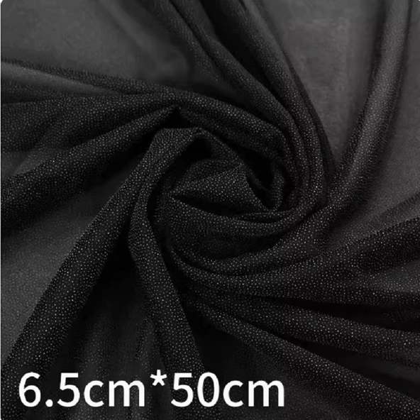 İpek Kendinden Yapışkanlı Dikiş Yama - Siyah 50cm x 150cm