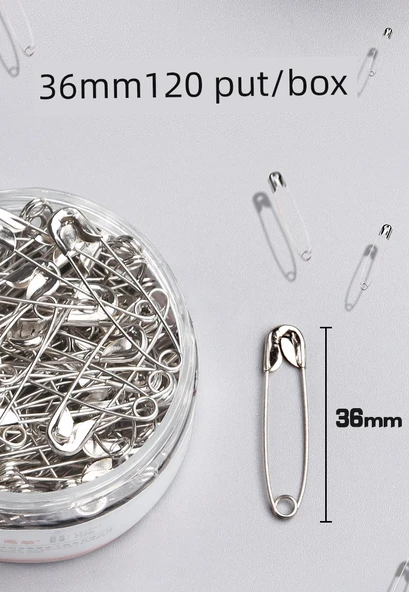 Metal Çengelli İğne - [Tavsiye Edilen] Karışık Paket (26+36+56mm) - 2 Varil - Toplam 360 Adet - 11