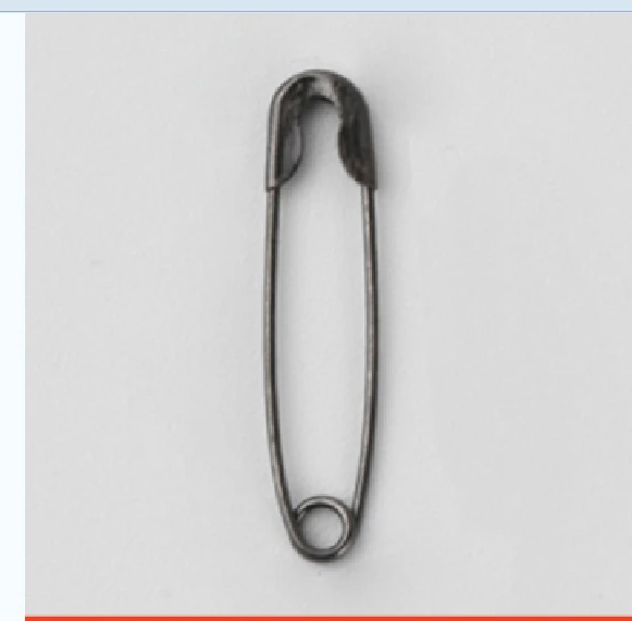 22mm Demir Metalik Gri Renkli Standart Çengelli İğne - 1728 Adet