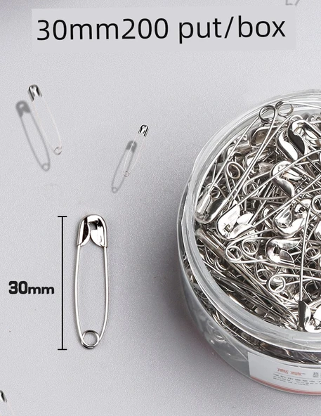 Metal Çengelli İğne - [Tavsiye Edilen] Karışık Paket (26+36+56mm) - 2 Varil - Toplam 360 Adet - 10