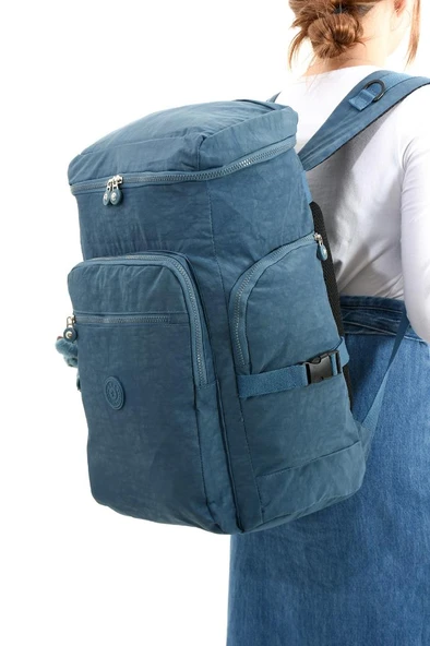 Unisex Dağcı Çantası Kamp Çantası Seyahat Çantası Hafif Klinkır Kumaş Outdoor Çanta 50*30 Cm - 13